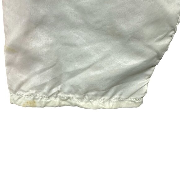 Vintage Track & Court Tennis Jacket Men L Red & White Windbreaker Reflective - Picture 14 of 14